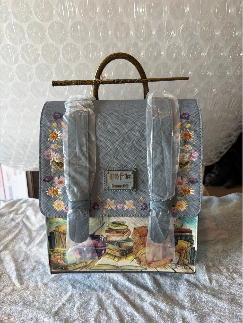 Loungefly Harry Potter Hermione Granger & Crookshanks The Cat Backpack NWT